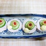 塩麹鶏ハムのおつまみ